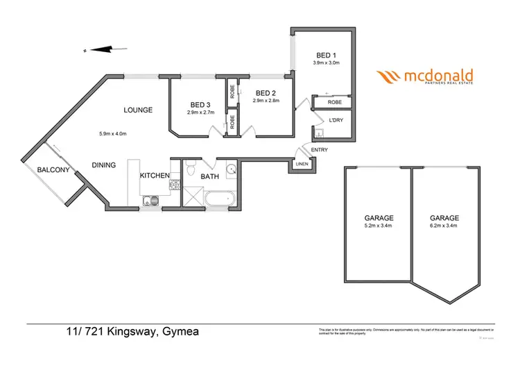 Floorplan of Homely unit listing, 11/721-723 Kingsway, Gymea NSW 2227
