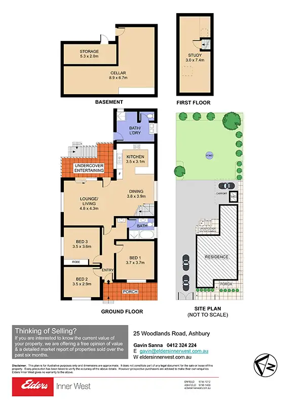 Floorplan of Homely house listing, 25 Woodlands Road, Ashbury NSW 2193