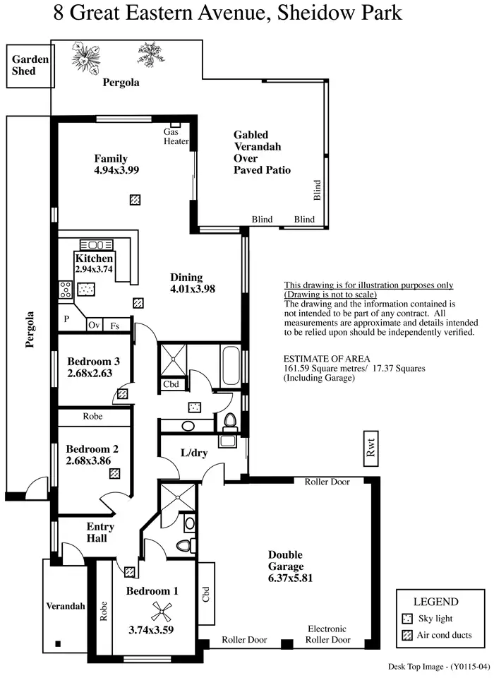 Floorplan of Homely house listing, 8 Great Eastern Avenue, Sheidow Park SA 5158