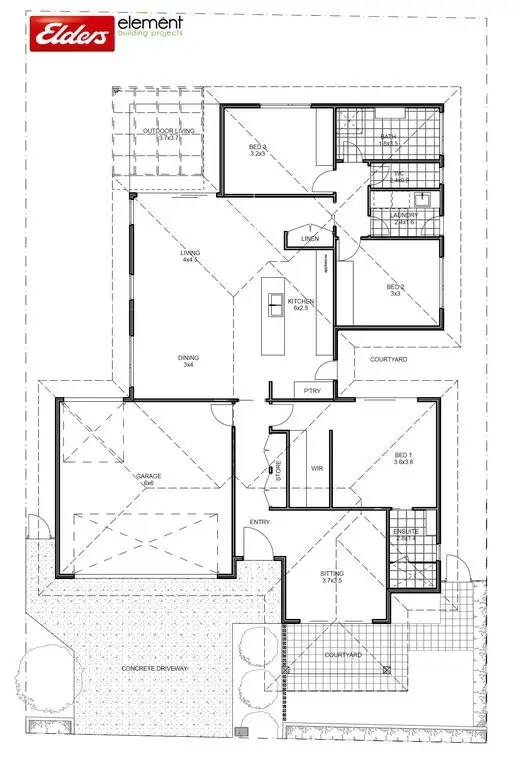 Floorplan of Homely house listing, 15 Graziers Street, Googong NSW 2620