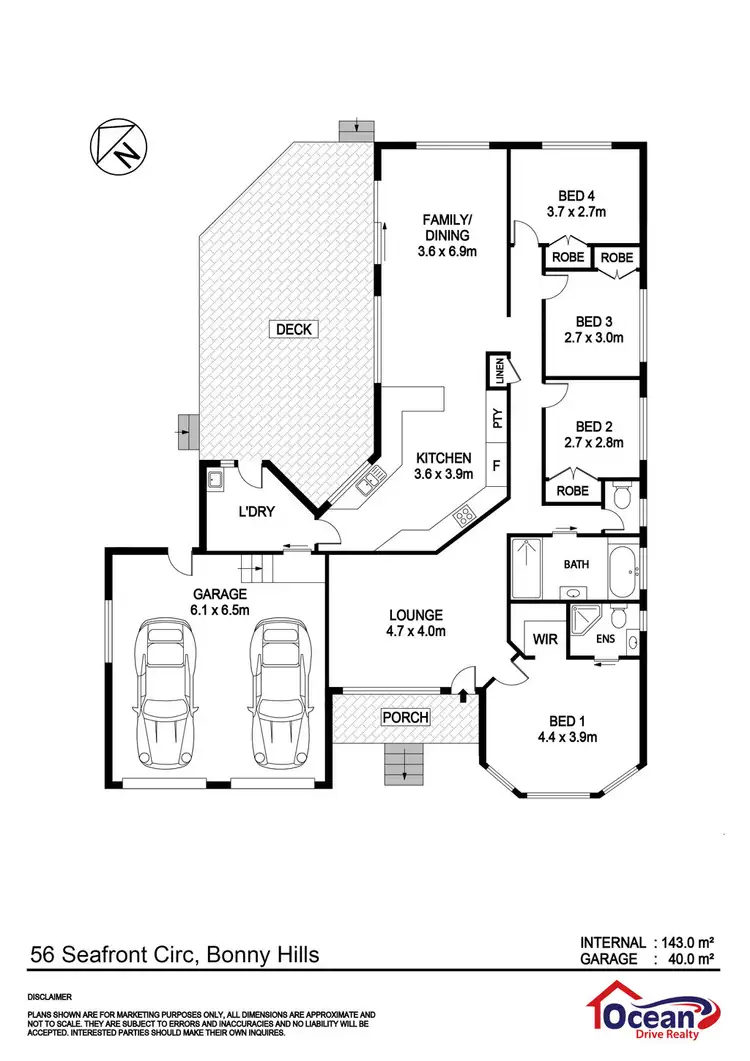 Floorplan of Homely house listing, 56 Seafront Circuit, Bonny Hills NSW 2445