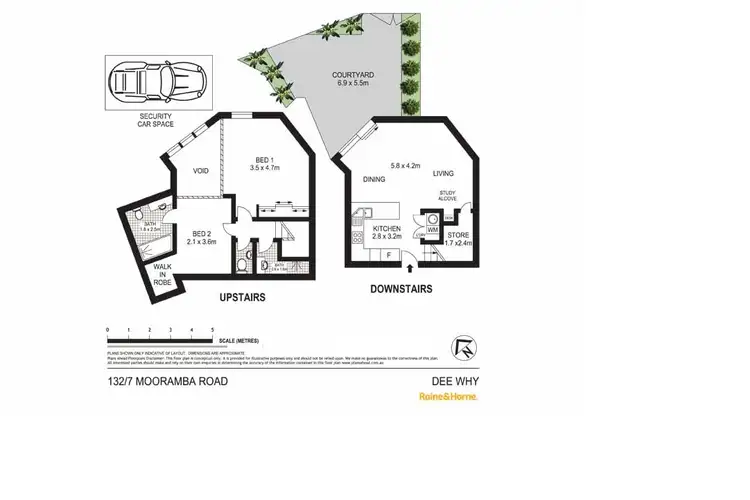 Floorplan of Homely unit listing, 132/7 Mooramba Road, Dee Why NSW 2099