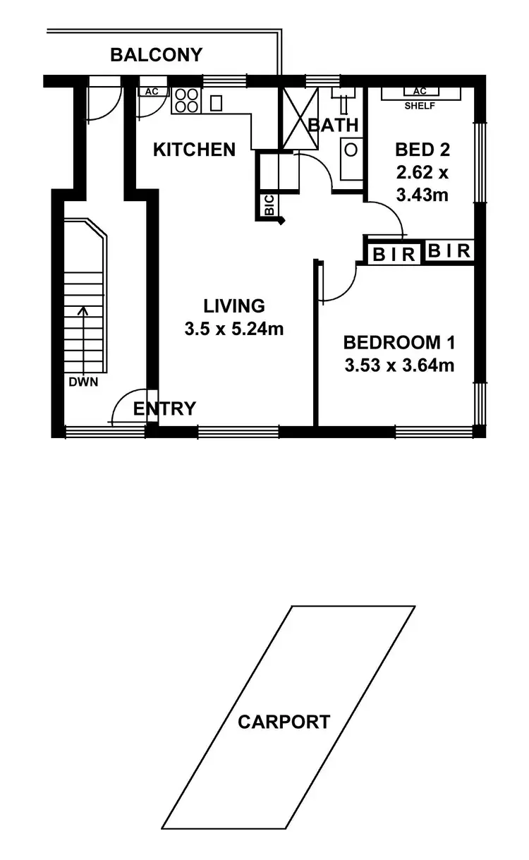 Floorplan of Homely unit listing, 16/27 Tudor Street, Dulwich SA 5065