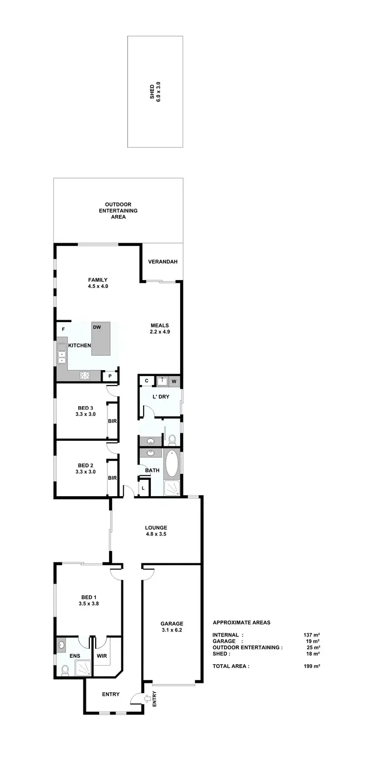 Floorplan of Homely house listing, 12 McKinlay Avenue, Gawler East SA 5118