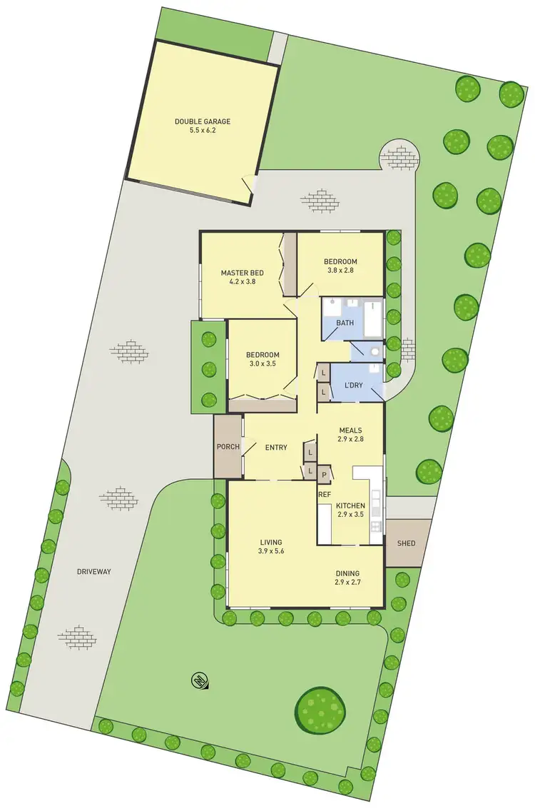 Floorplan of Homely house listing, 56 South Circular Road, Gladstone Park VIC 3043