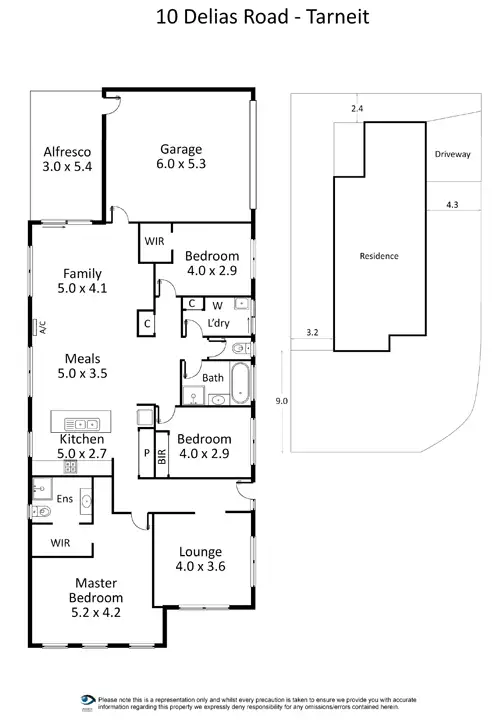 Floorplan of Homely house listing, 10 Delias Road, Tarneit VIC 3029