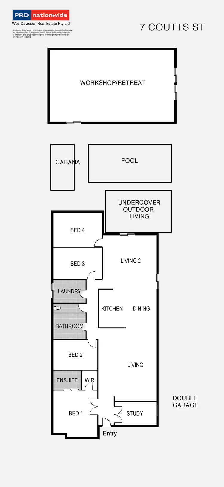 Floorplan of Homely house listing, 7 Coutts Street, Horsham VIC 3400