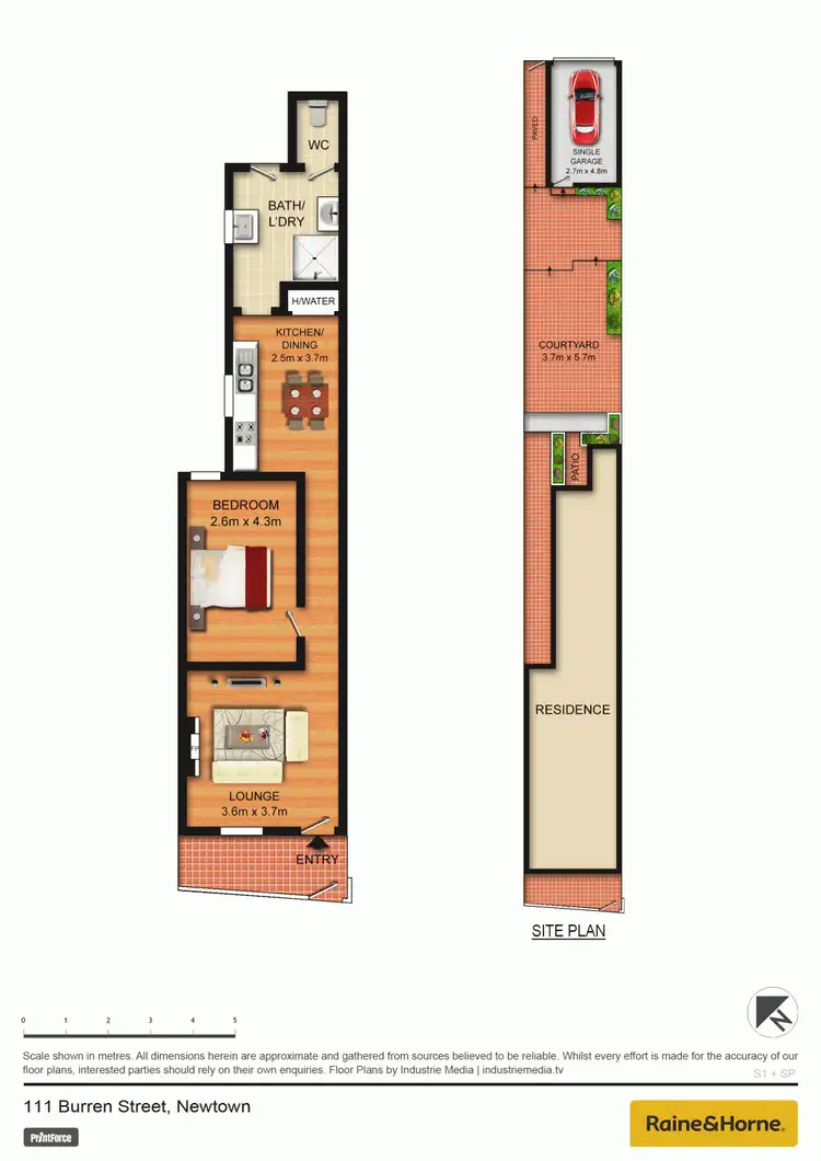 Floorplan of Homely house listing, 111 Burren Street, Newtown NSW 2042