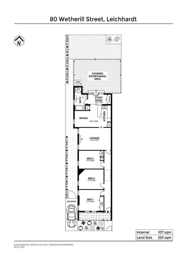 Floorplan of Homely house listing, 80 Wetherill Steet, Leichhardt NSW 2040