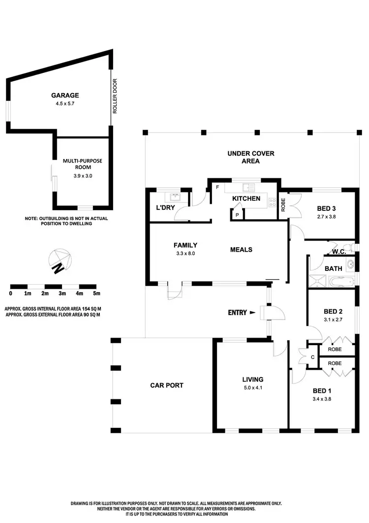 Floorplan of Homely house listing, 61 Higgins Avenue, Sunbury VIC 3429