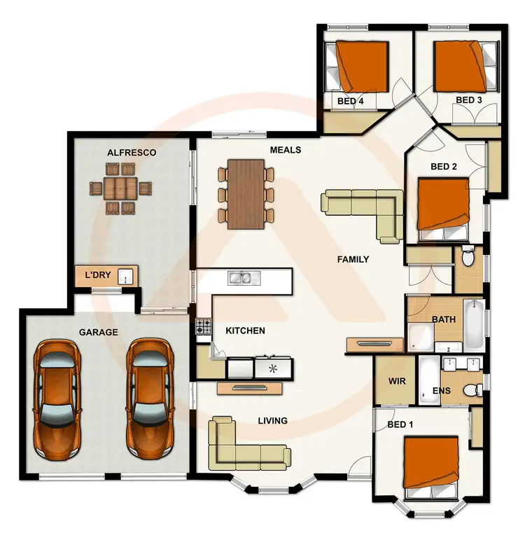 Floorplan of Homely house listing, 16 Windsor Place, Forest Lake QLD 4078