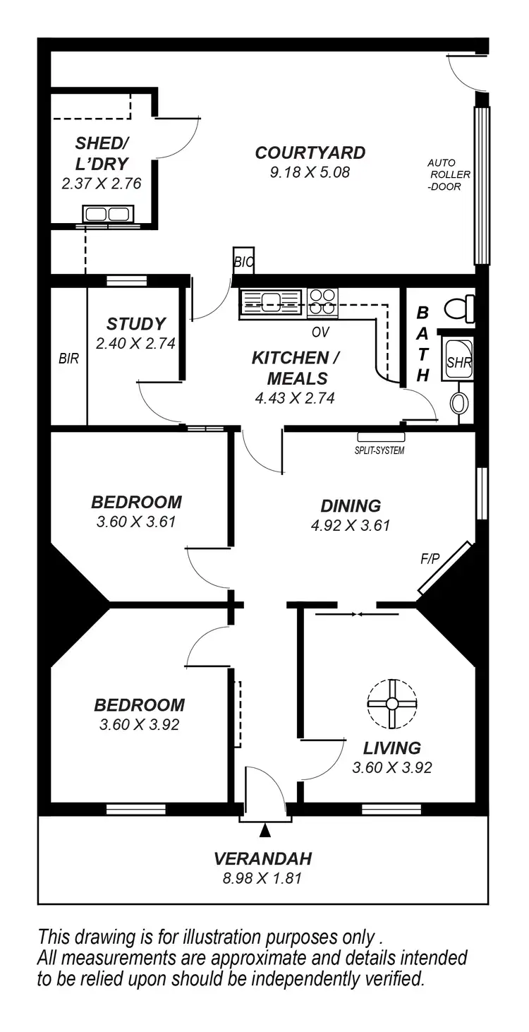 Floorplan of Homely house listing, 71 Whitmore Square, Adelaide SA 5000