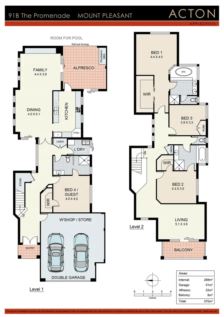Floorplan of Homely house listing, 91B The Promenade, Mount Pleasant WA 6153