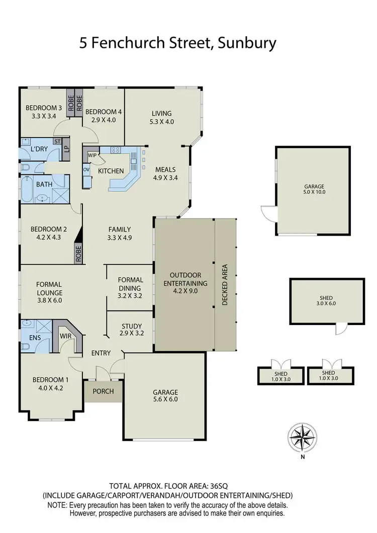 Floorplan of Homely house listing, 5 Fenchurch Street, Sunbury VIC 3429