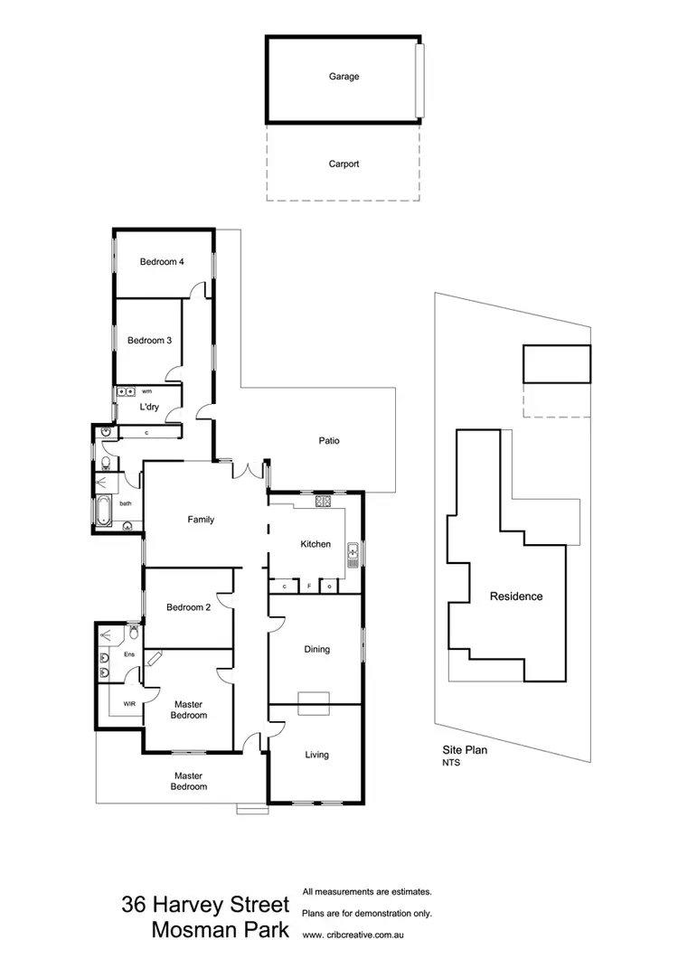 Floorplan of Homely house listing, 36 Harvey Street, Mosman Park WA 6012