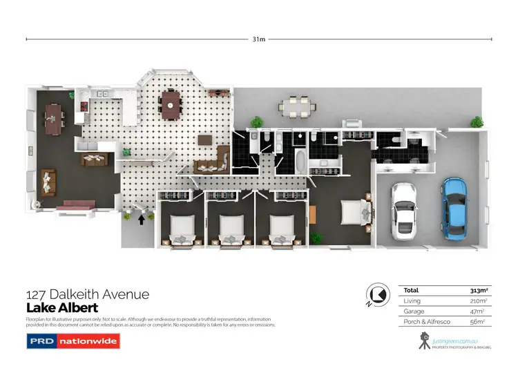 Floorplan of Homely house listing, 127 Dalkeith Avenue, Lake Albert NSW 2650