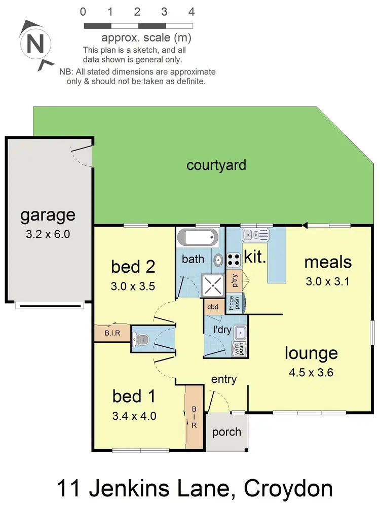 Floorplan of Homely house listing, 11 Jenkins Lane, Croydon VIC 3136