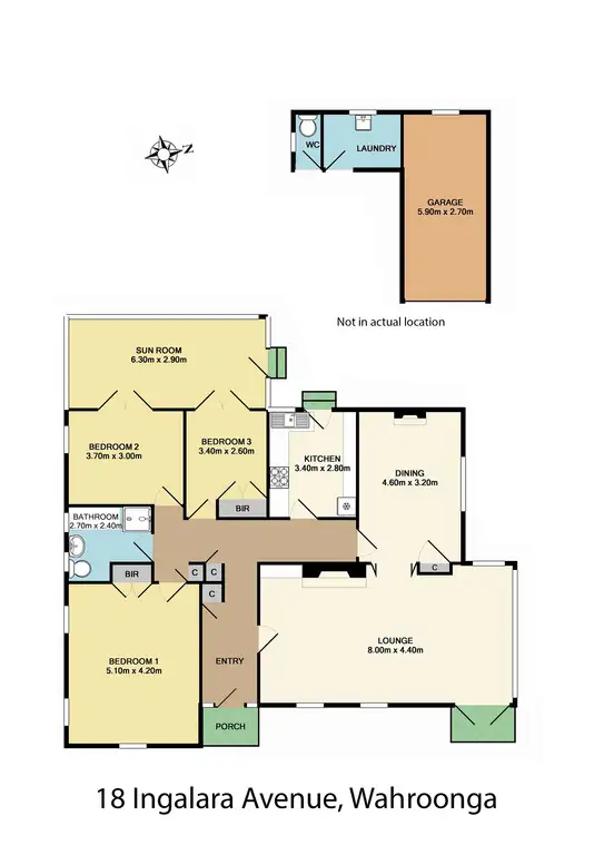Floorplan of Homely house listing, 18 Ingalara Avenue, Wahroonga NSW 2076