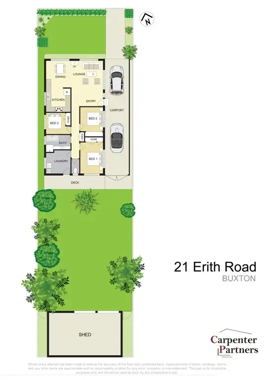 Floorplan of Homely house listing, 21 Erith Road, Buxton NSW 2571
