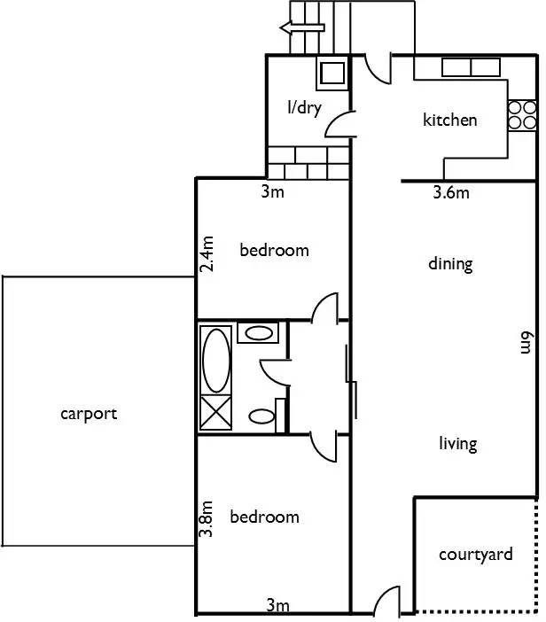 Floorplan of Homely house listing, 5/14 Adelaide Avenue, Naracoorte SA 5271