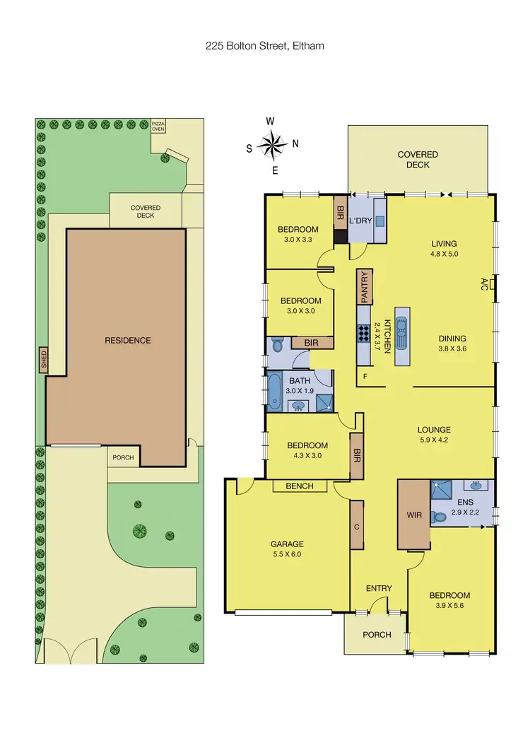Floorplan of Homely house listing, 225 Bolton Street, Eltham VIC 3095