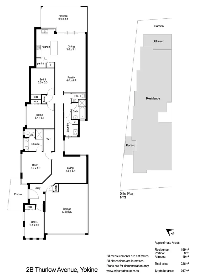 Floorplan of Homely house listing, 2A Thurlow Avenue, Yokine WA 6060