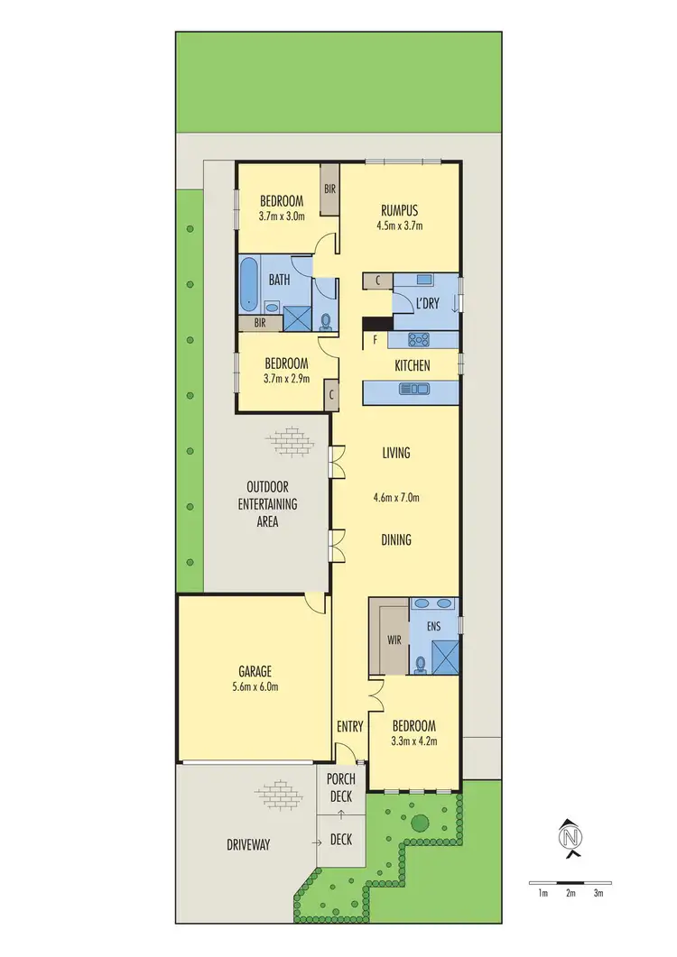 Floorplan of Homely house listing, 6 Edsall Street, Tarneit VIC 3029