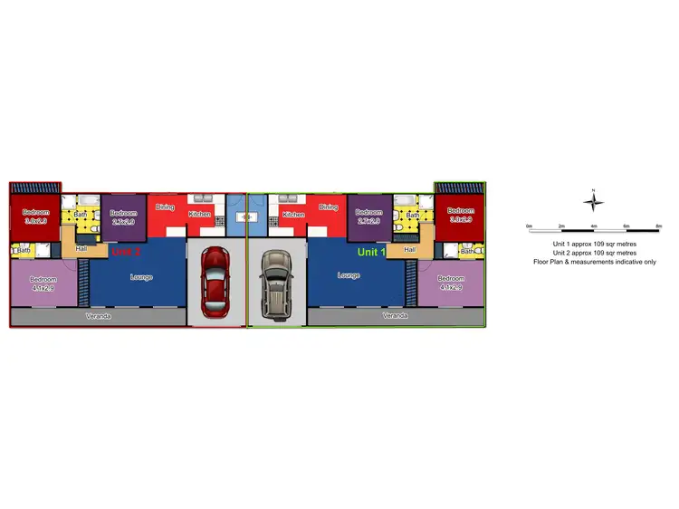 Floorplan of Homely block of units listing, 1 & 2/11 Seymour Street, Orange NSW 2800