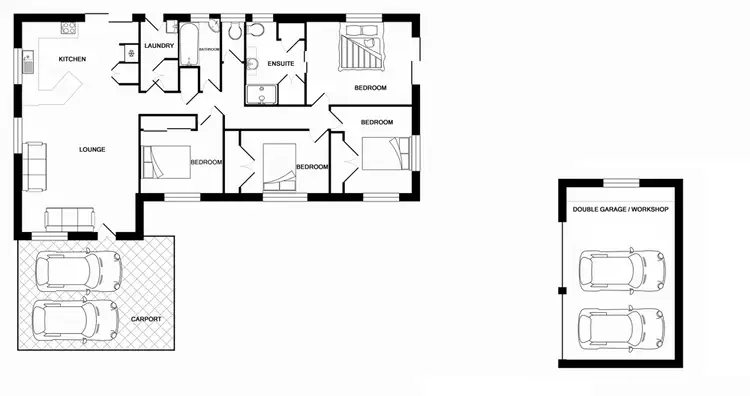 Floorplan of Homely house listing, 11 Wentworth Tce, Boronia Heights QLD 4124