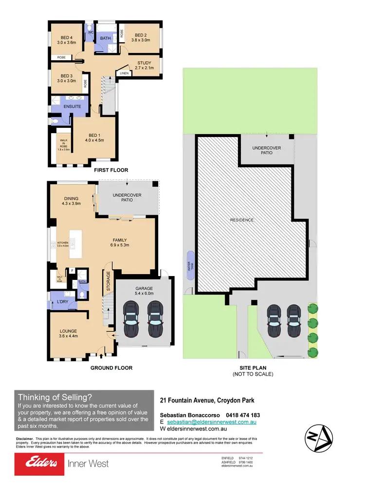 Floorplan of Homely house listing, 21 Fountain Avenue, Croydon Park NSW 2133