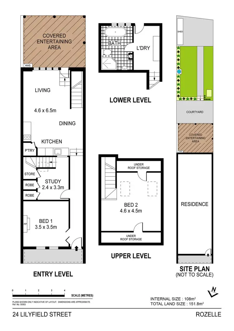 Floorplan of Homely house listing, 24 Lilyfield Road, Rozelle NSW 2039