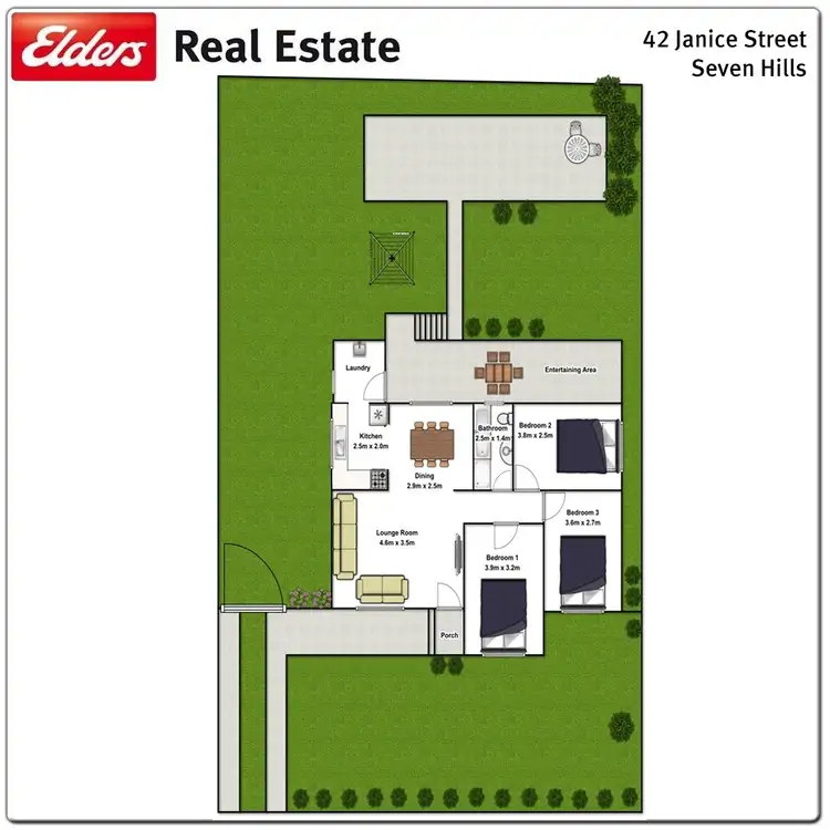 Floorplan of Homely house listing, 42 Janice Street, Seven Hills NSW 2147