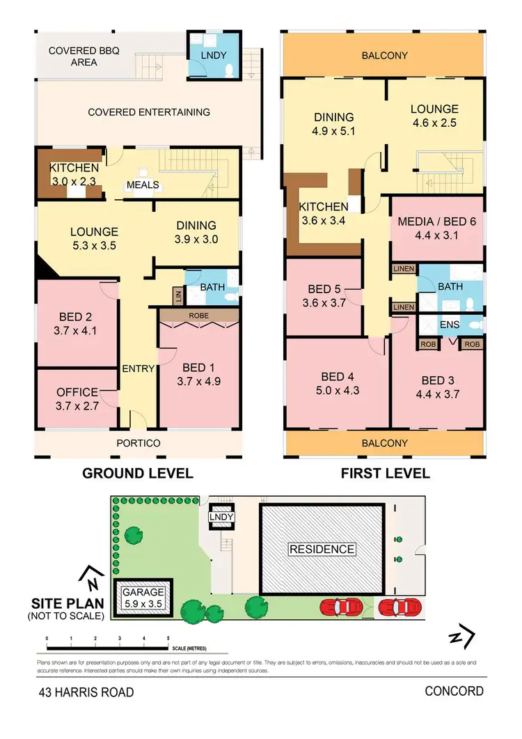 Floorplan of Homely house listing, 43 Harris Road, Five Dock NSW 2046