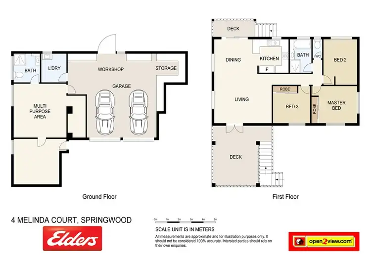 Floorplan of Homely house listing, 4 Melinda Court, Springwood QLD 4127