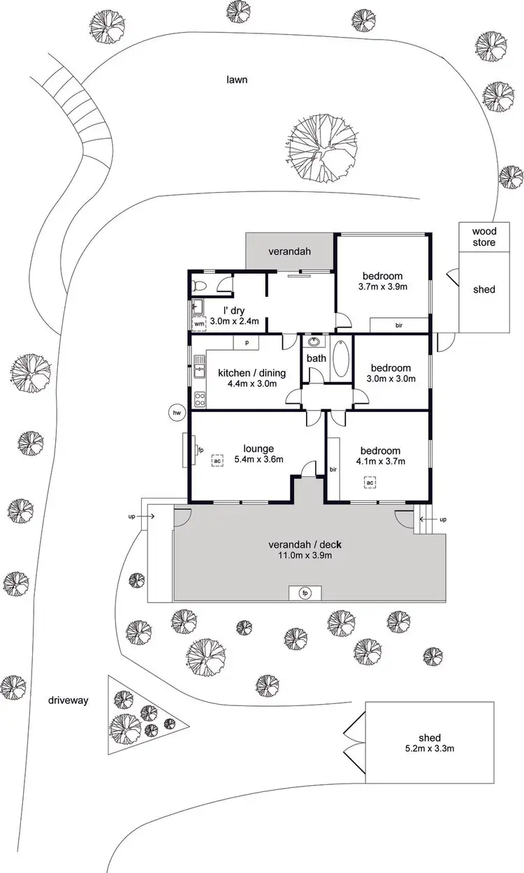 Floorplan of Homely house listing, 21 Dunn Avenue, Glenalta SA 5052