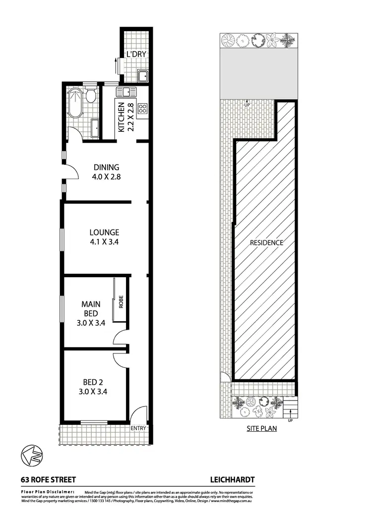Floorplan of Homely house listing, 63 Rofe Street, Leichhardt NSW 2040