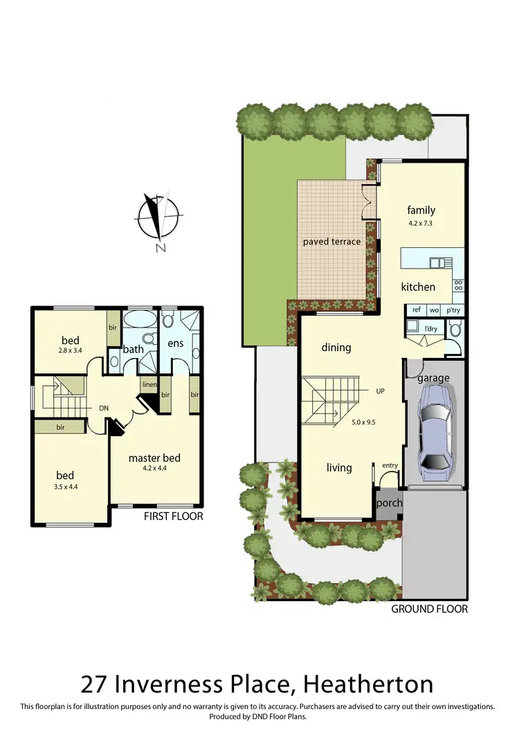 Floorplan of Homely house listing, 27 Inverness Place, Heatherton VIC 3202