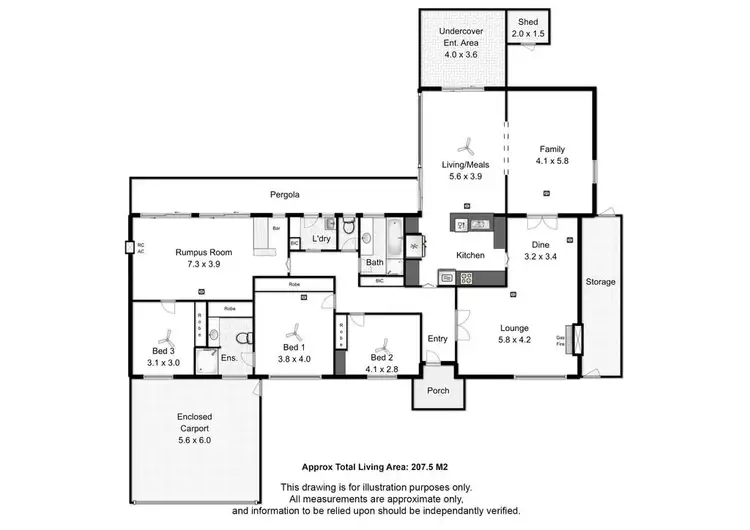 Floorplan of Homely house listing, 36 Old Drive, Novar Gardens SA 5040