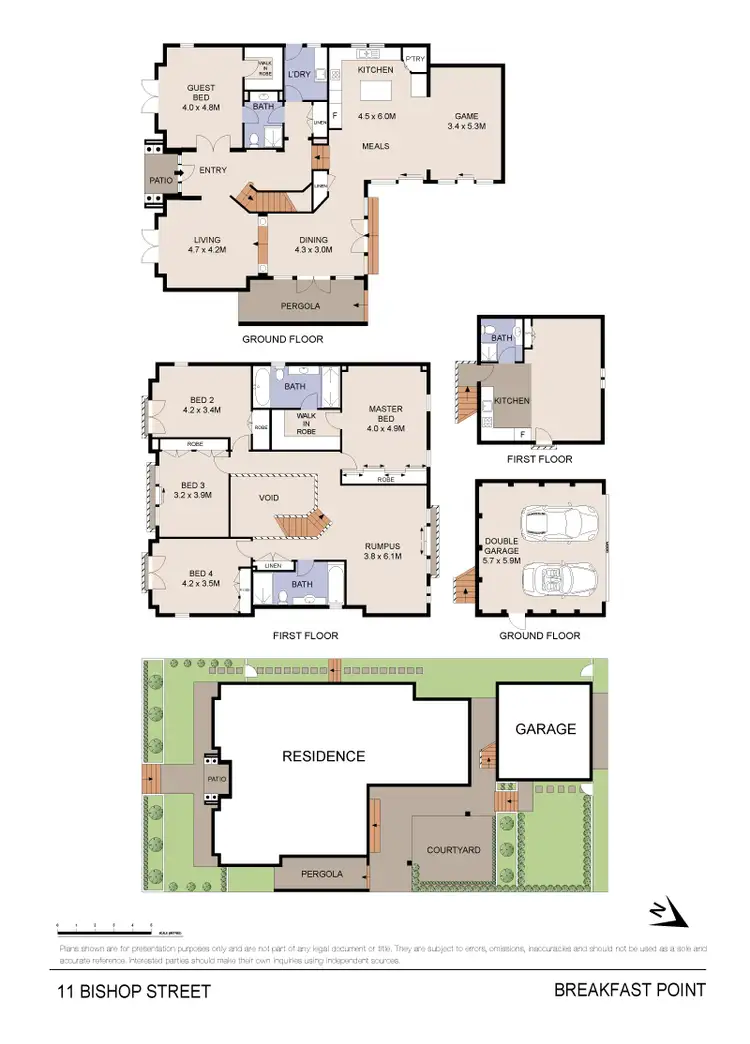 Floorplan of Homely house listing, 11 Bishop Street, Cabarita NSW 2137