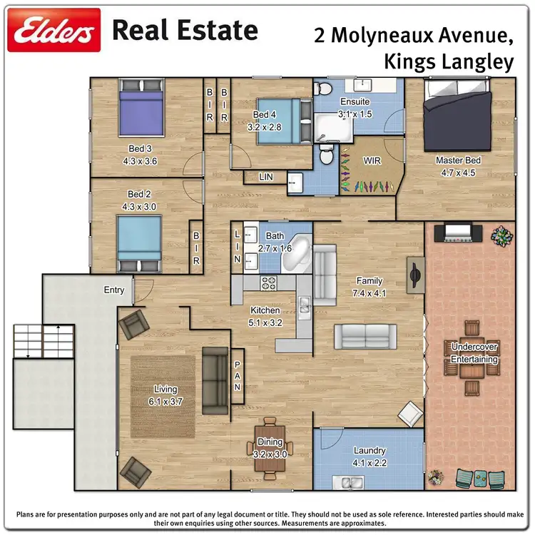 Floorplan of Homely house listing, 2 Molyneaux Avenue, Kings Langley NSW 2147