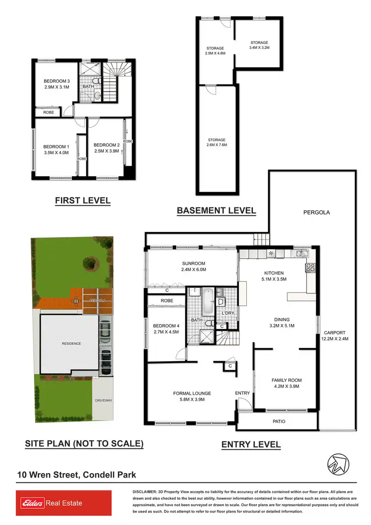 Floorplan of Homely house listing, 10 Wren Street, Condell Park NSW 2200