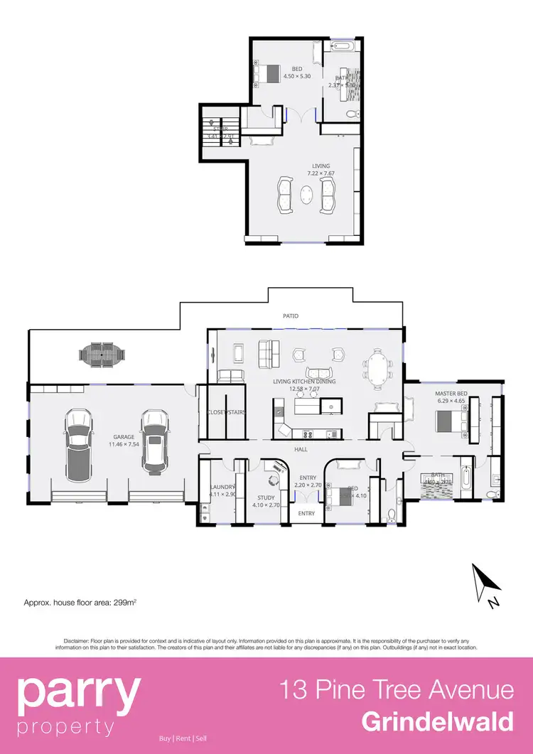 Floorplan of Homely house listing, 13 Pine Tree Avenue, Grindelwald TAS 7277