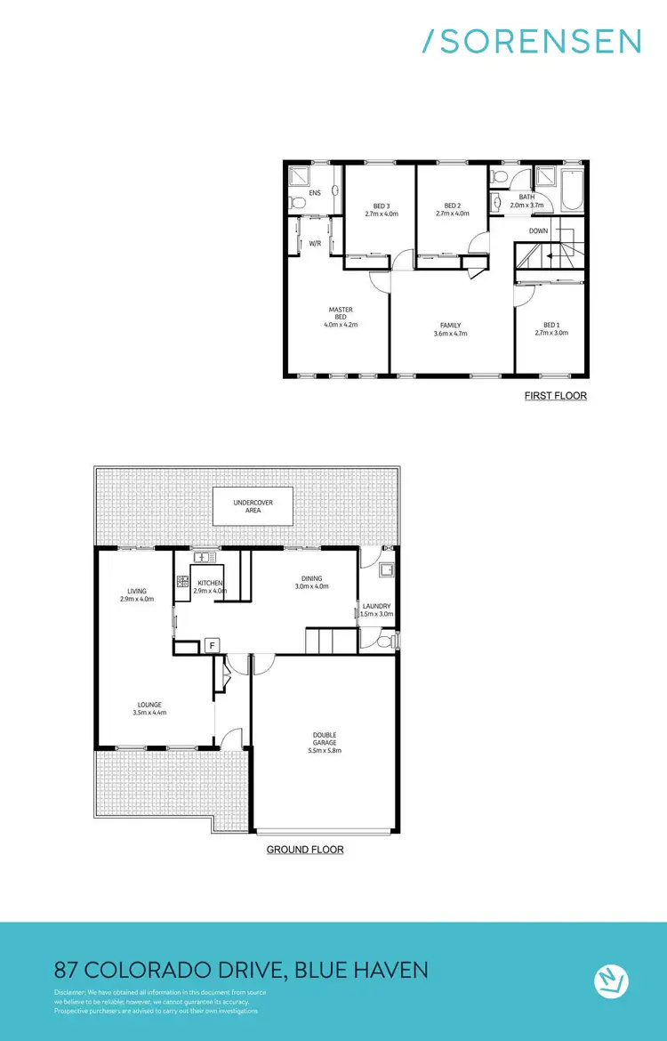 Floorplan of Homely house listing, 87 Colorado Drive, Blue Haven NSW 2262