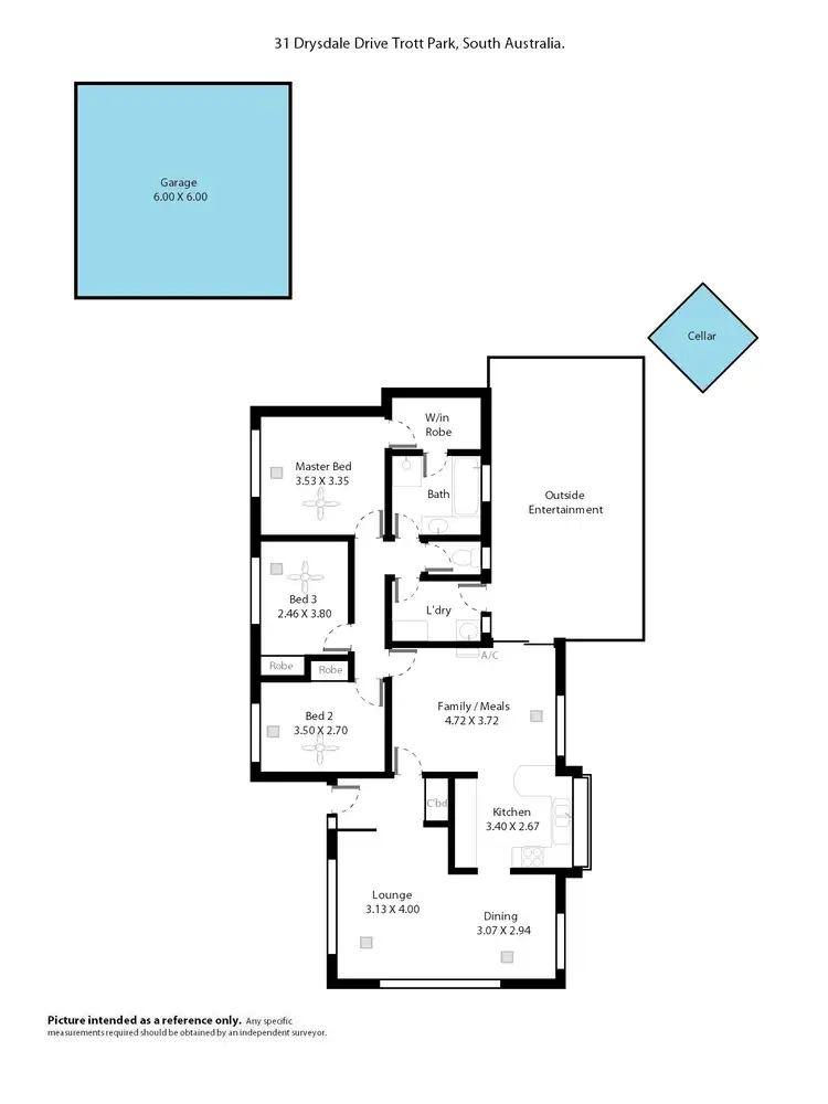 Floorplan of Homely house listing, 31 Drysdale Drive, Trott Park SA 5158