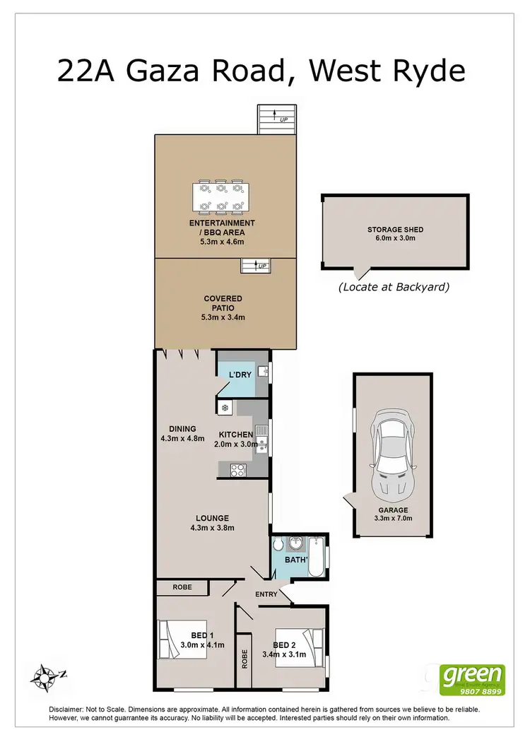 Floorplan of Homely house listing, 22A Gaza Road, West Ryde NSW 2114