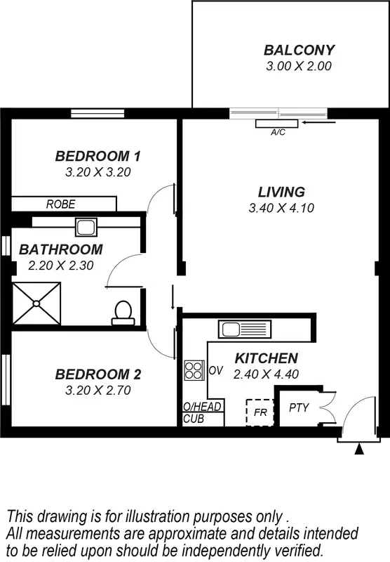 Floorplan of Homely apartment listing, 6/14-16 Hurtle Pde, Mawson Lakes SA 5095