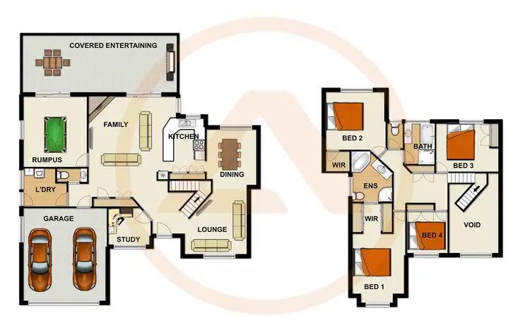 Floorplan of Homely house listing, 13 ARONIA COURT, Regents Park QLD 4118