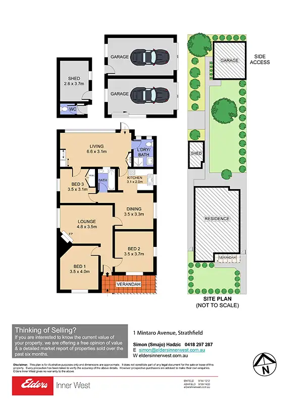 Floorplan of Homely house listing, 1 Mintaro Avenue, Strathfield NSW 2135
