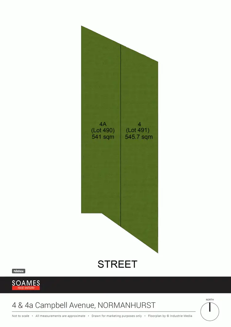 Floorplan of Homely land listing, 4 Campbell Avenue, Normanhurst NSW 2076