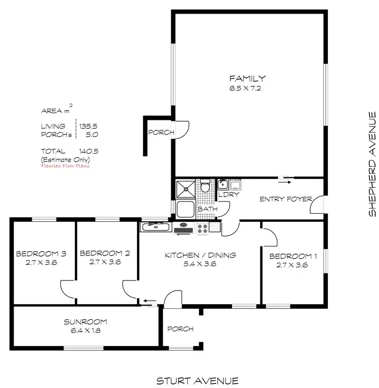 Floorplan of Homely house listing, 45 Shepherd Avenue, Goolwa South SA 5214